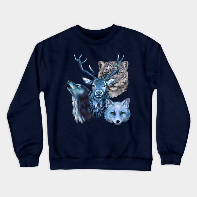 Snow Creatures Crewneck Sweatshirt by Perezart99